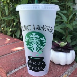 Starbucks venti iced Cup Halloween Hocus Pocus